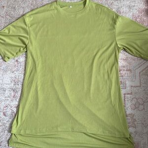 Ribbed oversized tshirt + shorts set